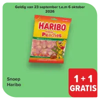 Haribo snoep in 1 + 1 gratis